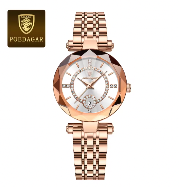 Heritage Timeworks -  Luxury Watch For Woman High Quality Diamond Ladies Quartz Watch Waterproof Date Stainless Steel Women Watches