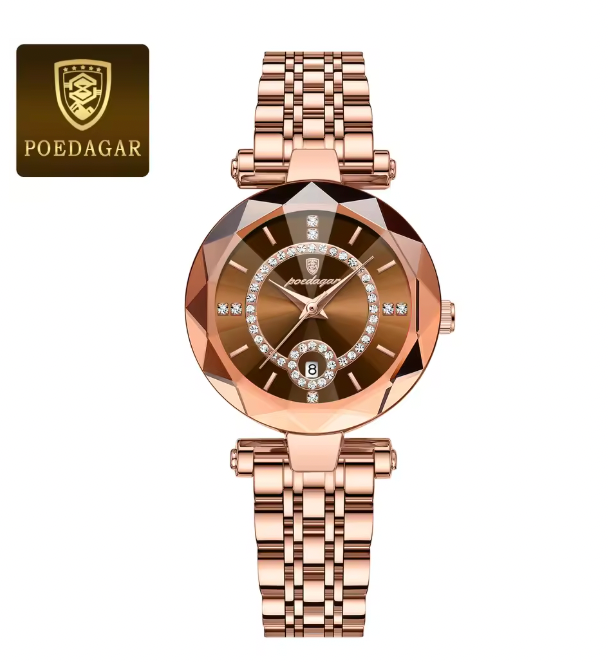 Heritage Timeworks -  Luxury Watch For Woman High Quality Diamond Ladies Quartz Watch Waterproof Date Stainless Steel Women Watches
