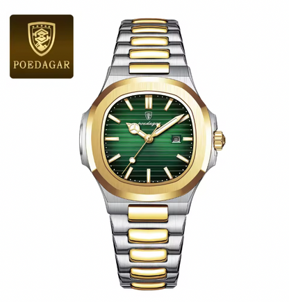 Infinity Dials - Luxury Square Watch for Woman Waterproof Luminous Date Ladies Watch Stainless Steel Quartz Women's Watches Female