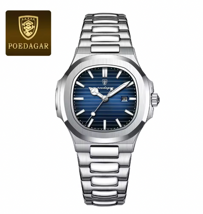 Infinity Dials - Luxury Square Watch for Woman Waterproof Luminous Date Ladies Watch Stainless Steel Quartz Women's Watches Female