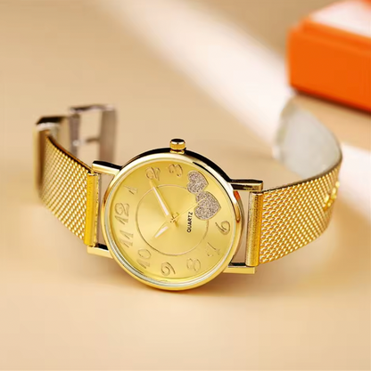 Starlit Elegance Ladies Watches Original Fashion Light Quartz Wristwatch Waterproof Luminous Watches For Women Diamond