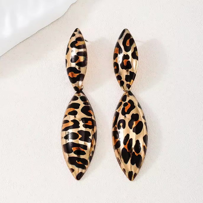 Wild Muse - Leopard Jewelry Full Set - Including Necklace, Earrings, Bracelet and Ring