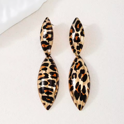 Wild Muse - Leopard Jewelry Full Set - Including Necklace, Earrings, Bracelet and Ring