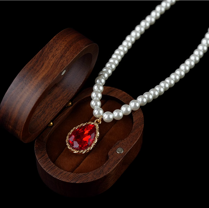 Pearl of the Nile - July Birthstone - Luxury Pearl Jewelry Set - Including Necklace, Earrings, Bracelet and Ring