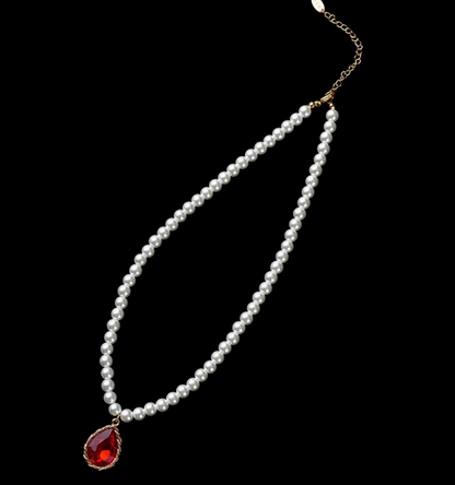 Pearl of the Nile - July Birthstone - Luxury Pearl Jewelry Set - Including Necklace, Earrings, Bracelet and Ring