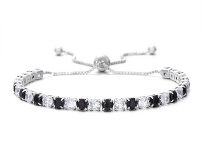 Noir Éclat - Luxury Pearl Jewelry Set - Including Necklace, Earrings, Bracelet and Ring