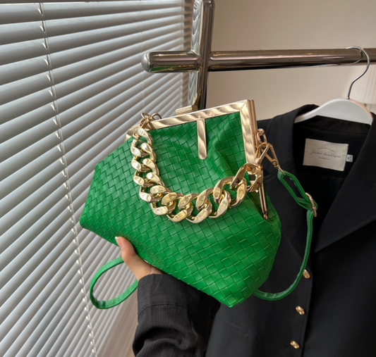 Emerald Muse - Luxury clutch bag for Cocktail parties, wedding events
