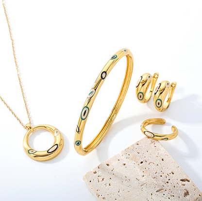 Circle of Sol - TrulyCharm Luxury Jewelry - November birthstone