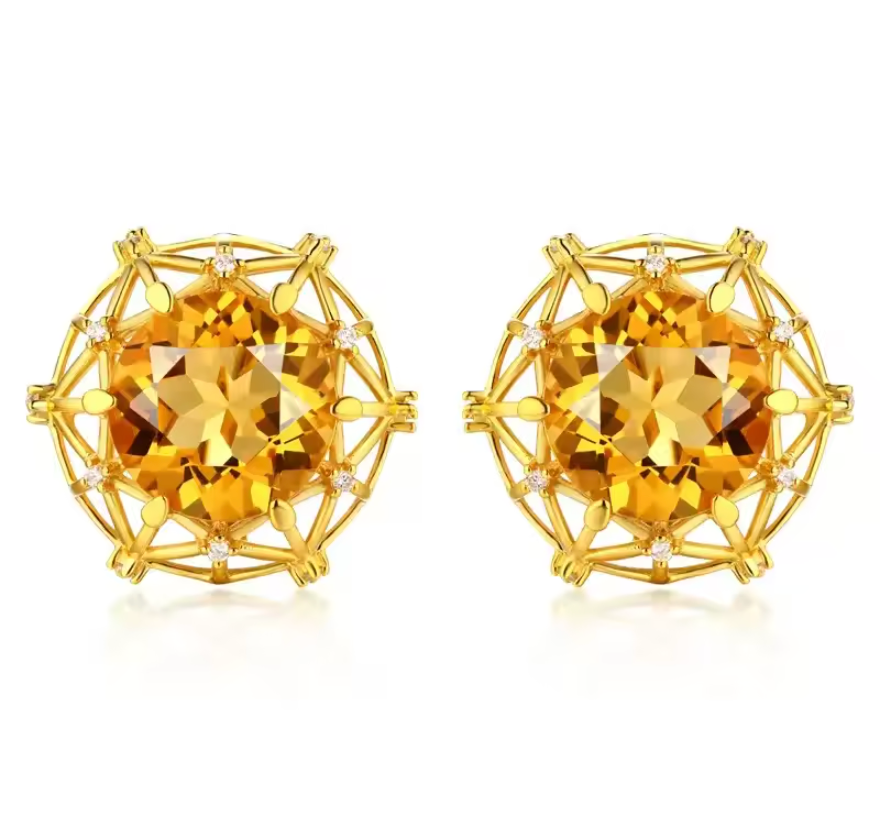 Sun Crown - TrulyCharm Luxury Jewelry - November birthstone