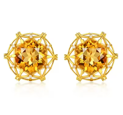 Sun Crown - TrulyCharm Luxury Jewelry - November birthstone