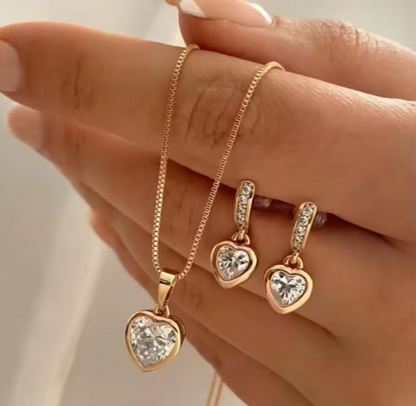 AuroraPearl | Bridal Elegance Pearl Jewelry Set - June Birthstone