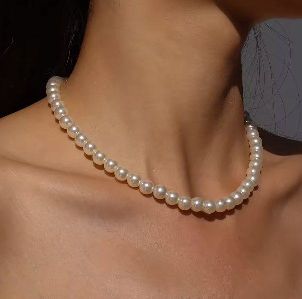 OpalMuse | Classic Pearl Choker - June Birthstone