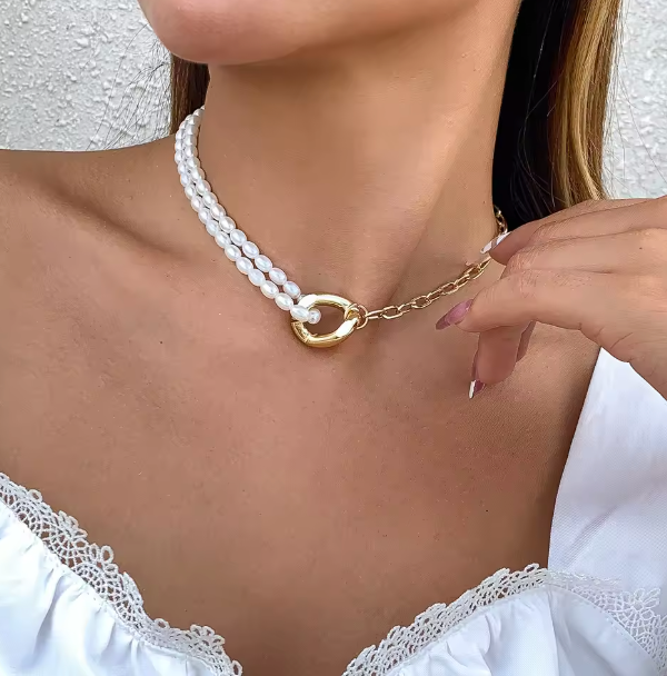 OpalMuse | Classic Pearl Choker - June Birthstone