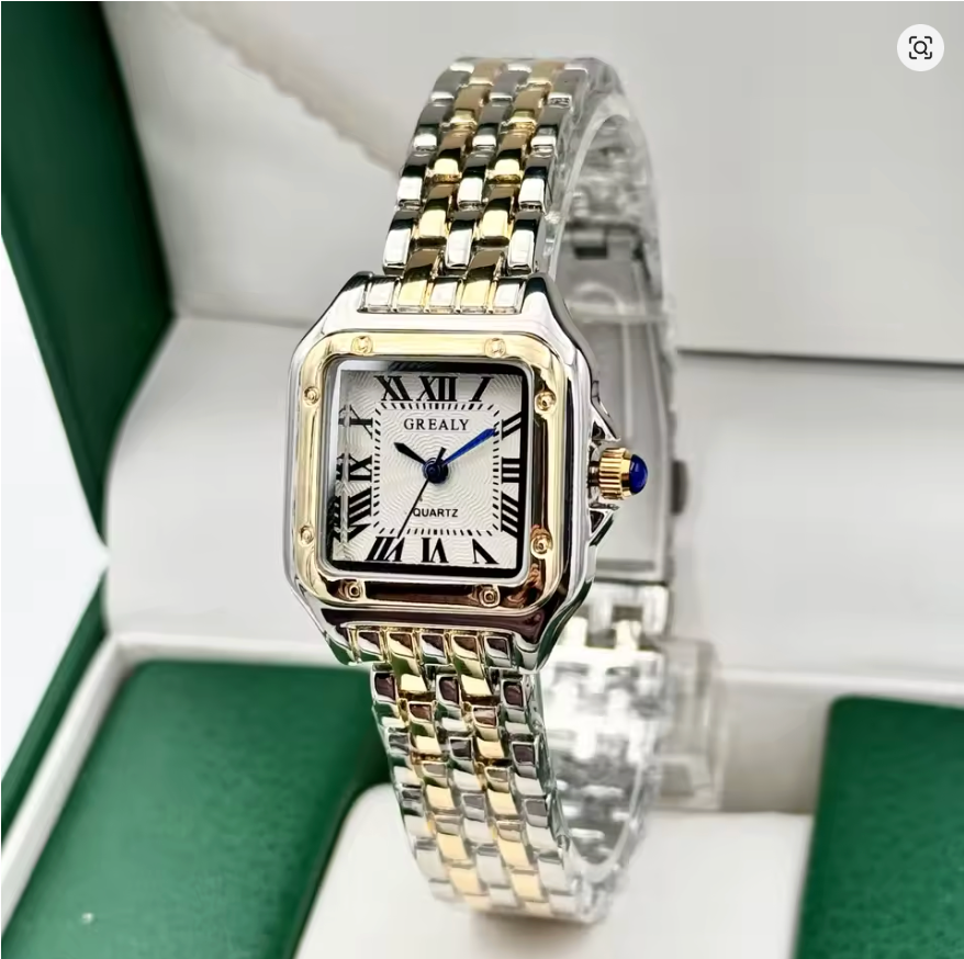Golden Muse - Stainless Steel Ladies Fashion Quartz Watch