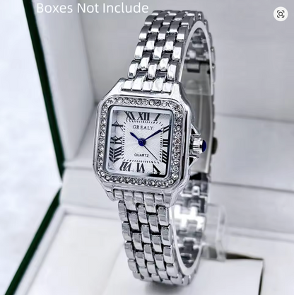 Golden Muse - Stainless Steel Ladies Fashion Quartz Watch