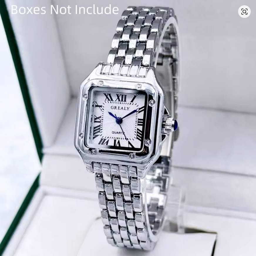 Golden Muse - Stainless Steel Ladies Fashion Quartz Watch