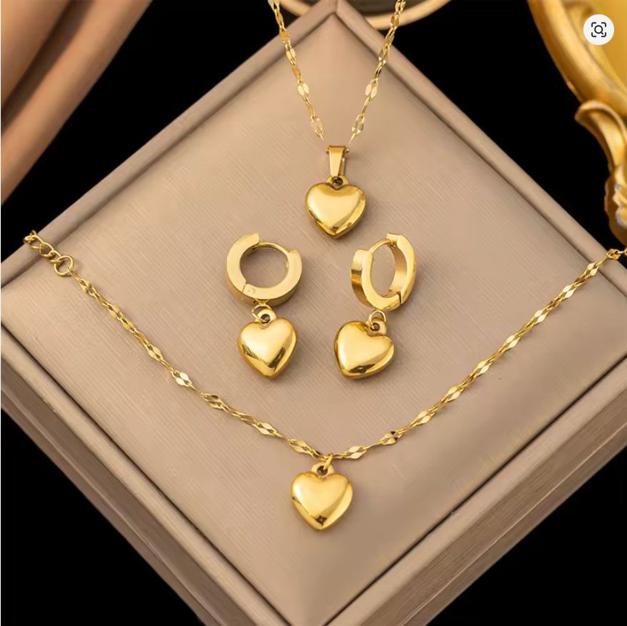 Golden Whisper - Luxury Gold-Plated Jewelry Set