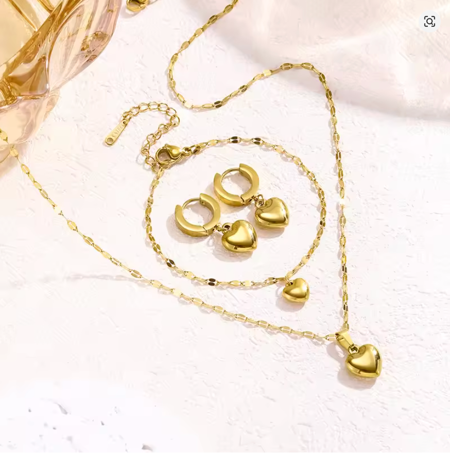 Golden Whisper - Luxury Gold-Plated Jewelry Set