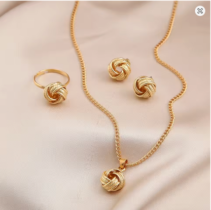 Golden Bond - Luxury Gold-Plated Jewelry Set