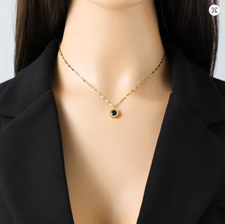 Midnight Halo - Luxury Gold-Plated Jewelry Set