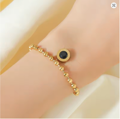 Midnight Halo - Luxury Gold-Plated Jewelry Set