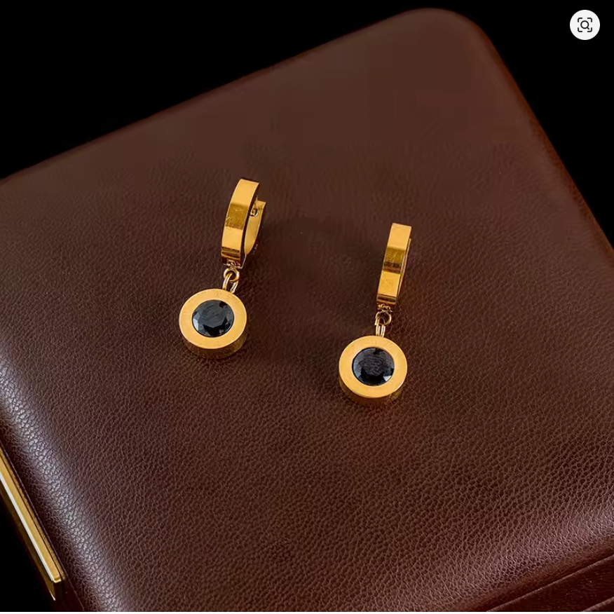 Midnight Halo - Luxury Gold-Plated Jewelry Set