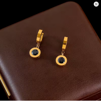 Midnight Halo - Luxury Gold-Plated Jewelry Set