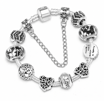 Opulent Charm Bracelet - Silver Color Charm Bangles With Firefly Star Pendant Bracelets Bangle For Women Men Girlfriend DIY Jewelry Special Offer