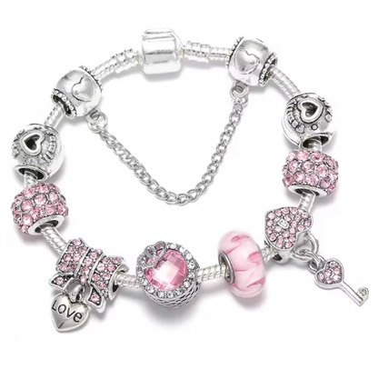 Opulent Charm Bracelet - Silver Color Charm Bangles With Firefly Star Pendant Bracelets Bangle For Women Men Girlfriend DIY Jewelry Special Offer
