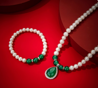 Tears of the Divine - Luxury Pearl Jewelry Set